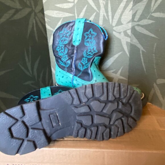 Fair UC~Ropers Ostrich Boots-8 1/2 - Picture 2 of 8